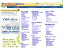 Tablet Screenshot of fortwaltonbeachsuperads.com